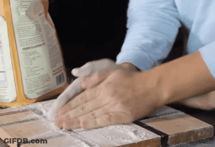 Man Swallows Powder GIF