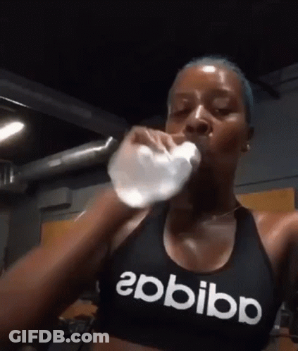 Man Sweating Close Up GIF