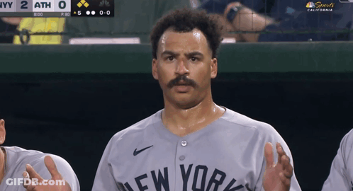 Man Sweating In New York Jersey GIF