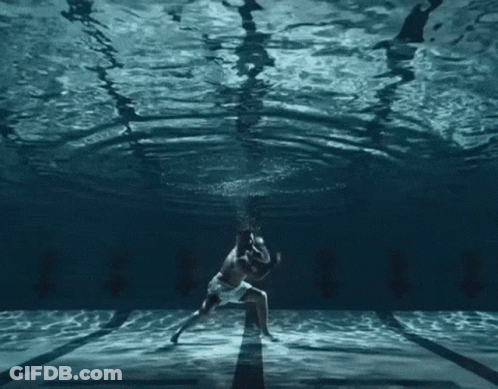 Man Swimming #UncharteredMovie GIF