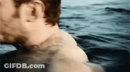 Man Swimming With Head In Water GIF