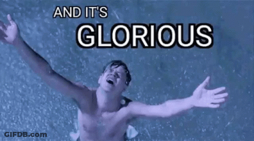 Man Swimming With Outstretched Arms GIF