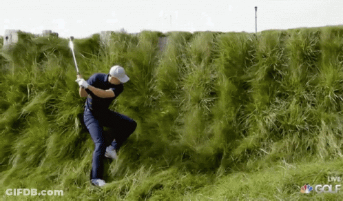 Man Swinging Golf Club Live Golf GIF