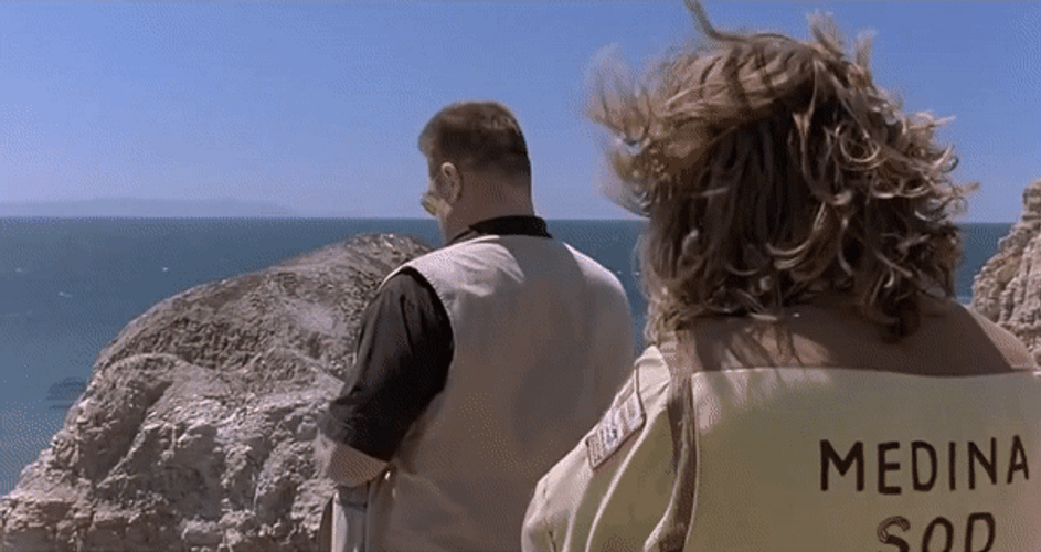 Man Taken By Hurricane Winds GIF