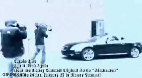 Man Taking Picture Of Car Run It Back Again GIF