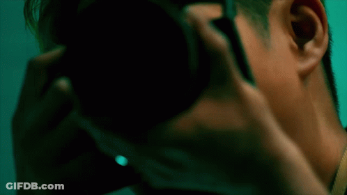 Man Taking Picture With Camera GIF