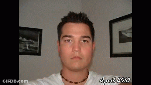 Man Taking Selfie April 2010 GIF