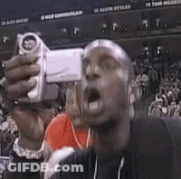 Man Taking Selfie With Camera GIF