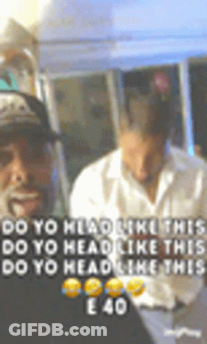 Man Taking Selfie With Man In Hat GIF