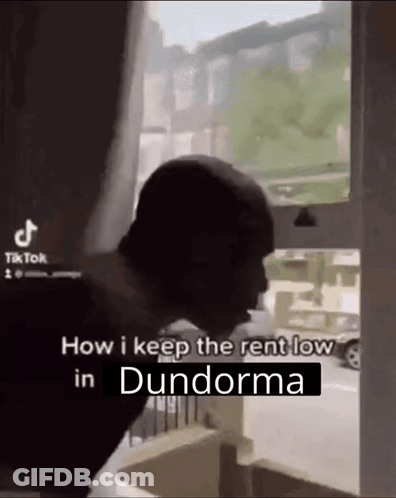 Man Talking About Low Rent In Dundorma GIF