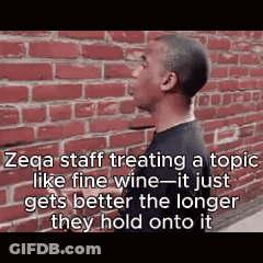 Man Talking About Zeqa Staff Like Fine Wine GIF