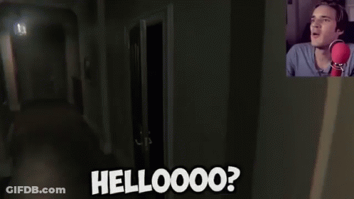 Man Talking Into Microphone Another Says Helloooo GIF