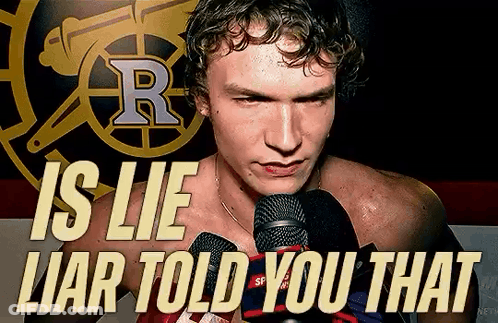 Man Talking Into Microphone Is Lie Liar Told You That GIF