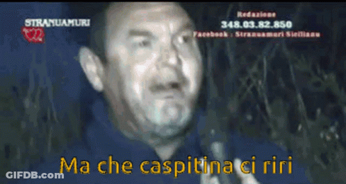 Man Talking Into Microphone Ma Che Caspita Ci Riri GIF