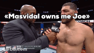 Man Talking Into Microphone Masvidal Owns Me Joe GIF