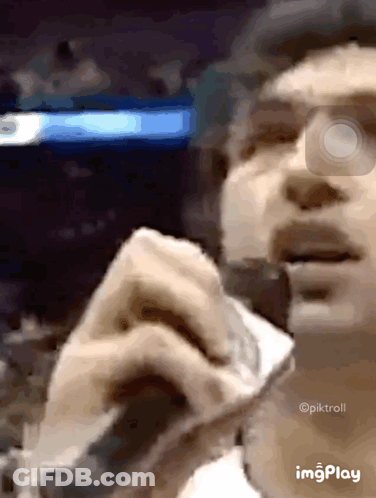 Man Talking Into Microphone GIF