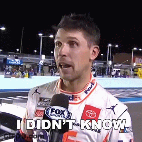 Man Talking Into Microphone Saying I Didn't Know GIF