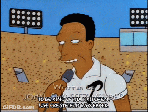 Man Talking Into Microphone To Be King Of Your Kitchen Use Crestfield Waxpaper GIF