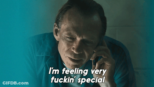 Man Talking On Cell Phone Feeling Fucking Special GIF