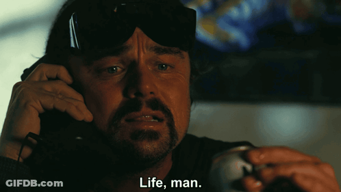Man Talking On Cell Phone Life Man GIF