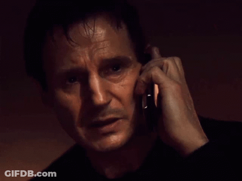 Man Talking On Cell Phone Saying And I Will Eat You GIF