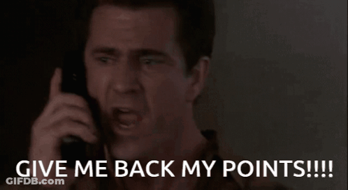 Man Talking On Cell Phone Saying Give Me Back My Points GIF