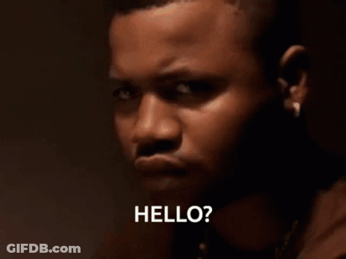 Man Talking On Cell Phone Saying Hello GIF
