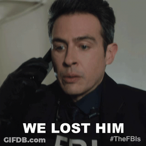 Man Talking On Cell Phone Saying We Lost Him GIF
