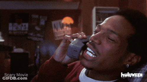 Man Talking On Cell Phone Saying What You Doin Son GIF