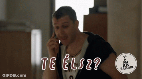 Man Talking On Cell Phone Te Elsz GIF