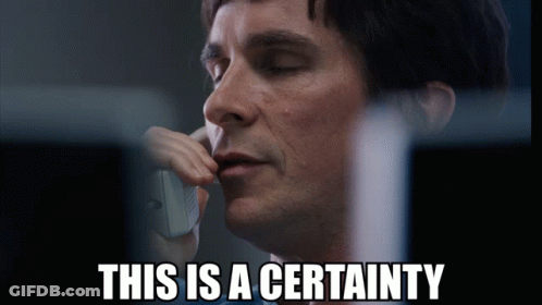 Man Talking On Cell Phone This Is A Certainty GIF