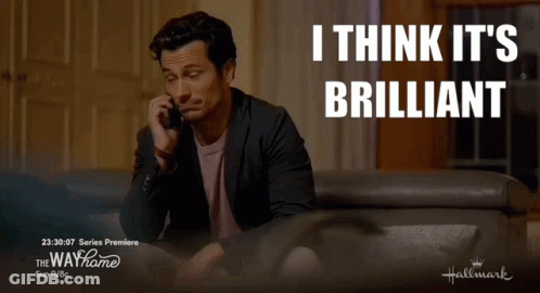 Man Talking On Phone I Think It's Brilliant GIF