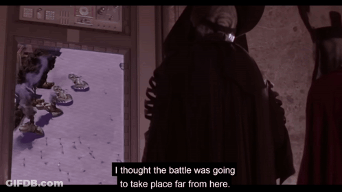 Man Talking On Phone I Thought The Battle Was Going To Take Place Far From Here GIF
