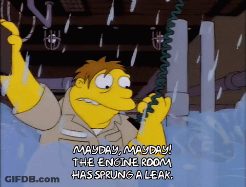 Man Talking On Phone Mayday Mayday GIF