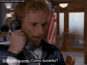 Man Talking On Phone Saying Como Sucedio GIF