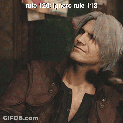 Man Talking On Phone With Rule 120 And 118 GIF