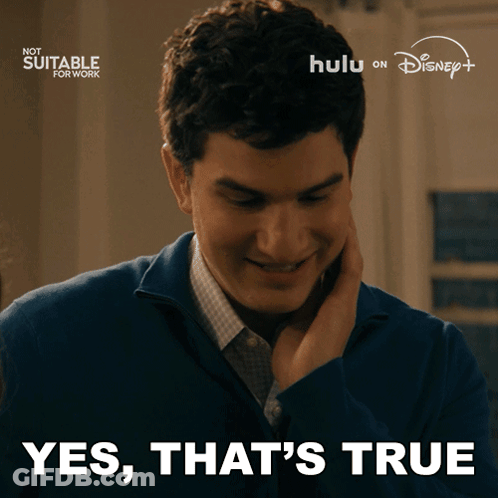 Man Talking On Phone Yes That's True GIF