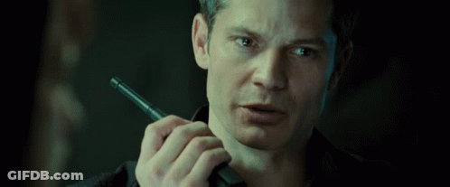 Man Talking On Walkie Talkie Saying I'm The Good Guy GIF