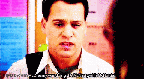 Man Talking Says McDreamy Was Doing The McNasty With McHottie GIF