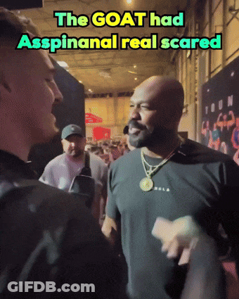 Man Talking To Another About Goat GIF