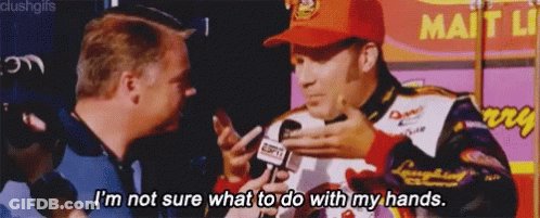 Man Talking To Another Man Not Sure What To Do With My Hands GIF