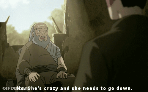 Man Talking To Another Man Saying No She's Crazy She Needs To Go Down GIF