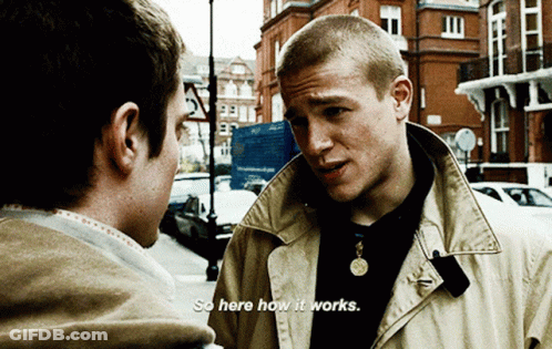 Man Talking To Another Man Saying So Here How It Works GIF