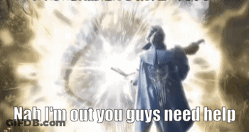 Man Talking To Green Character Saying Christopher You Need Help Us GIF