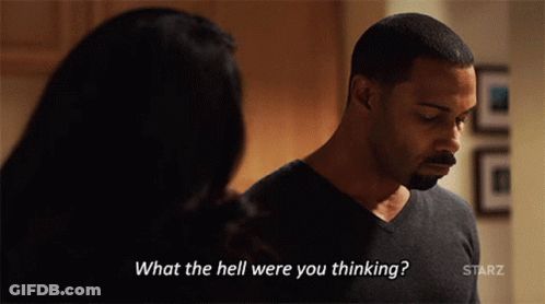 Man Talking To Saying What The Hell Were You Thinking GIF