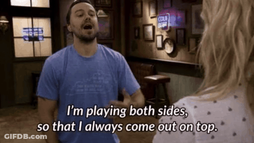 Man Talking To Woman At Cold Beer Sign GIF