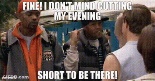 Man Talking To Woman Fine I Don't Mind GIF