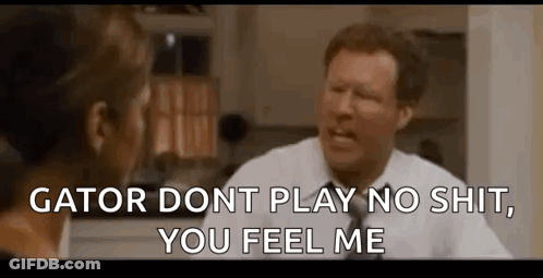 Man Talking To Woman In Kitchen GIF