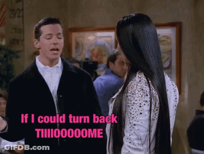 Man Talking To Woman Saying If I Could Turn Back GIF
