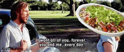Man Talking To Woman With I Want All Of You Forever GIF